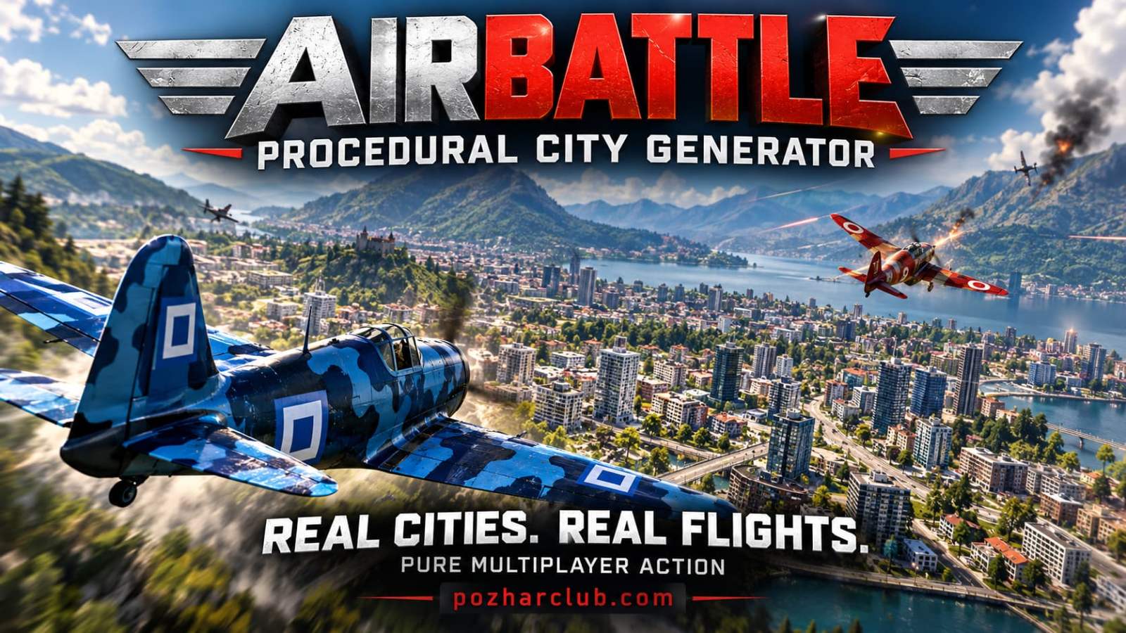 AirBattle multiplayer aerial combat game